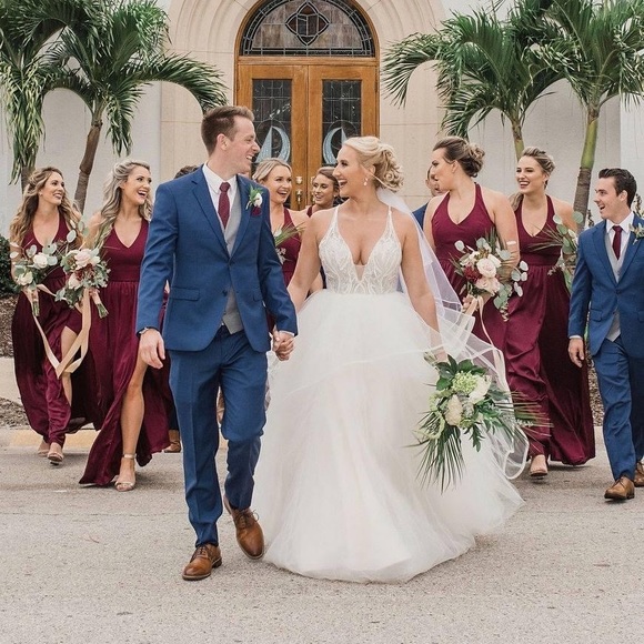 Hayley Paige- blush bridal gown - Picture 4 of 16